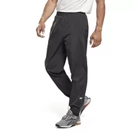 Spodenki męskie - Reebok Męskie spodnie dresowe Essentials tkane, Nocna czerń, XL - miniaturka - grafika 1
