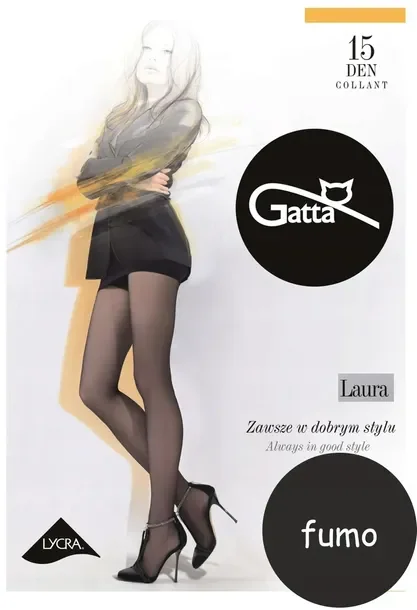 GATTA rajstopy LAURA 15 den LYCRA fumo # 2 S