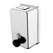 Dozowniki papieru i mydła dla firm - Nimco Program higieny - Dozownik mydła w płynie montowany na ścianie, 1100 ml, stal nierdzewna polerowana HP 8131-18 - miniaturka - grafika 1