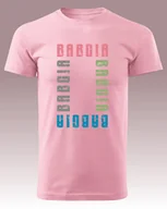 Koszulki i topy damskie - Koszulka na Dzień Babci Kolorowa Babcia POW / Różowy XL Przód - miniaturka - grafika 1