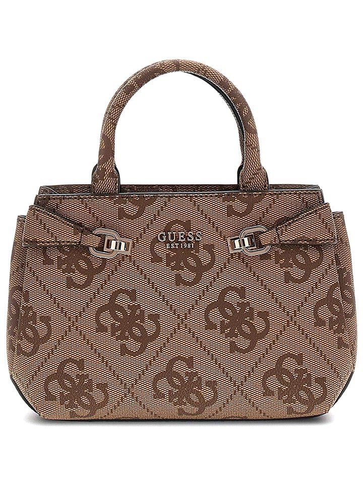 Guess Torebka w kolorze jasnobrązowym - 18 x 14 x 7 cm