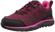 Buty trekkingowe damskie - Hi-Tec Damskie buty trekkingowe Stinger Wp, Czerwony - Dk Rose Black Fuschia - 40 EU - miniaturka - grafika 1