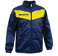 Kurtki męskie - Givova Rain Scudo kurtka przeciwdeszczowa, granatowy/żółty, L RJ005 - miniaturka - grafika 1