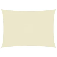 Parasole ogrodowe - vidaXL Prostokątny żagiel ogrodowy, tkanina Oxford, 5x7 m, kremowy 135220 - miniaturka - grafika 1