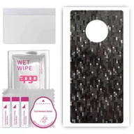 Szkła hartowane na telefon - Folia naklejka skórka strukturalna na TYŁ do Huawei Mate 30 5G -  Carbon Pixel Czarny - apgo SKINS - miniaturka - grafika 1