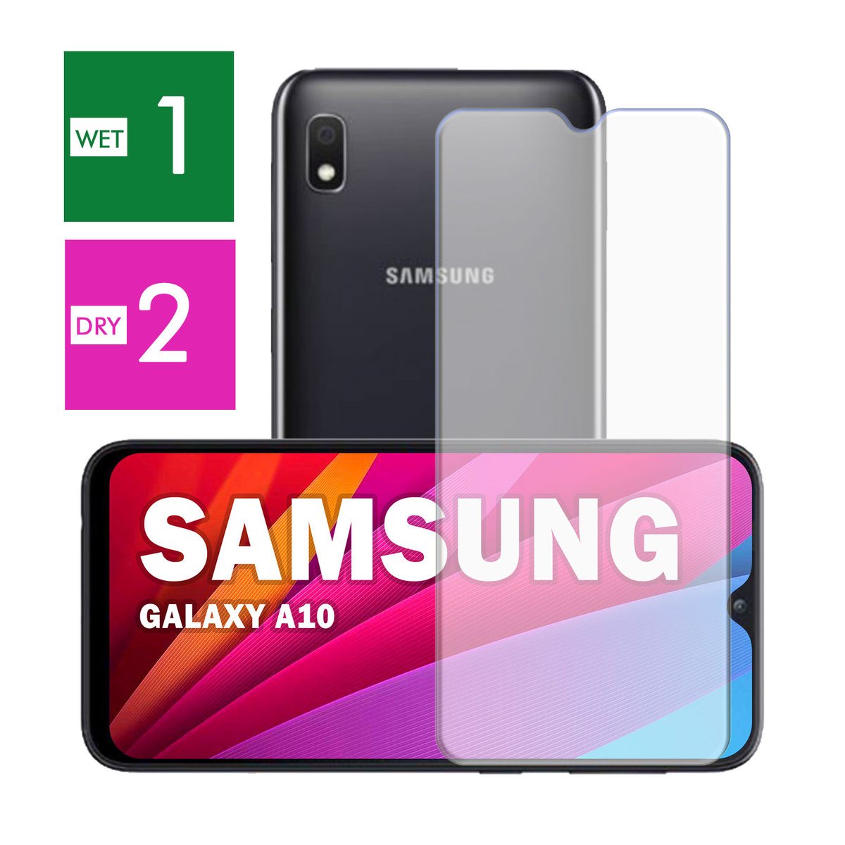 PANCERNE SZKŁO HARTOWANE DO SAMSUNG GALAXY A10 SZYBKA NA TELEFON JAKOŚĆ