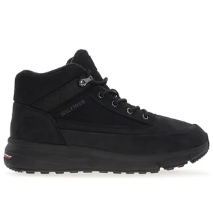 Buty Tommy Hilfiger Warm Nubuck Hybrid FM0FM05189-BDS - czarne - Botki męskie - miniaturka - grafika 1