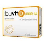 Witaminy i minerały - POLPHARMA Ibuvit D3 4000 IU x 30 kaps - miniaturka - grafika 1