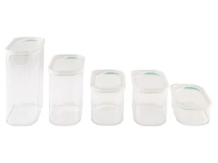 LIVARNO home Zestaw 5 pojemników na żywność lub 12 pojemników na przyprawy (Pojemniki na produkty suche) - Pojemniki kuchenne - miniaturka - grafika 1