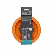 Pielęgnacja psów i kotów - Lickimat Miska Ufo Antystresowa Mata Do Lizania Dla Psa Pomarańczowa 18cm - miniaturka - grafika 1