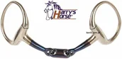 Akcesoria jeździeckie - HARRY''S HORSE Wędzidło oliwkowe ze SŁODKIEGO METALU 13 mm - miniaturka - grafika 1