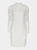 Sukienki - YAS Sukienka koktajlowa 26030914 Biały Slim Fit - miniaturka - grafika 1