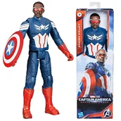 Figurki dla dzieci - NOWA SERIA HASBRO DUŻA FIGURKA KAPITAN AMERYKA AVENGERS 30 cm F9276 - miniaturka - grafika 1