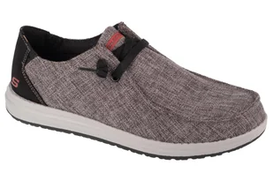 Skechers Melson - Nela 210726-BLK, Męskie, półbuty, Szary - Półbuty męskie - miniaturka - grafika 1