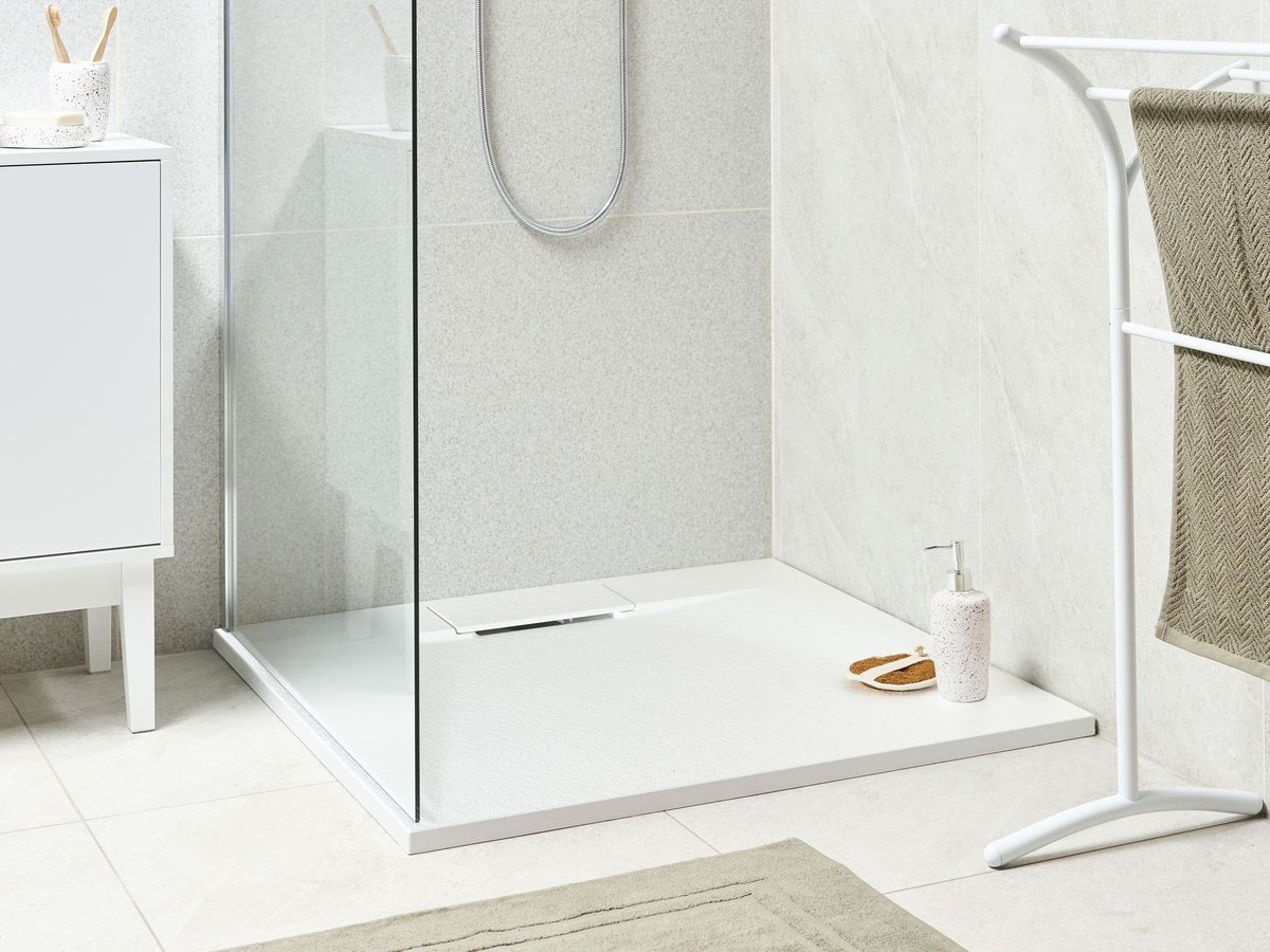Brodzik prysznicowy AZZURRO 90 x 90 x 3 cm Biały