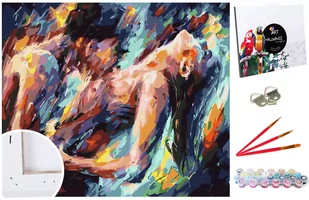 Zestaw do malowania po numerach, 40x50 cm, akt - Malowanie po numerach - miniaturka - grafika 1