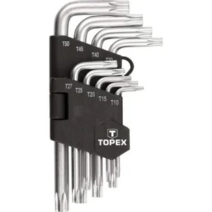 Topex Klucze Torx T10-T50 zestaw 9 szt 35D960 - Zestawy narzędziowe - miniaturka - grafika 1