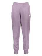 Spodnie sportowe damskie - Puma Spodnie dresowe "Essentials" w kolorze fioletowym - miniaturka - grafika 1