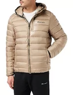 Kurtki męskie - Champion Legacy Outdoor-Chintzed Poly Plain Woven Hooded Kurtka Mężczyźni, Marrone Sabbia/Nero, M - miniaturka - grafika 1