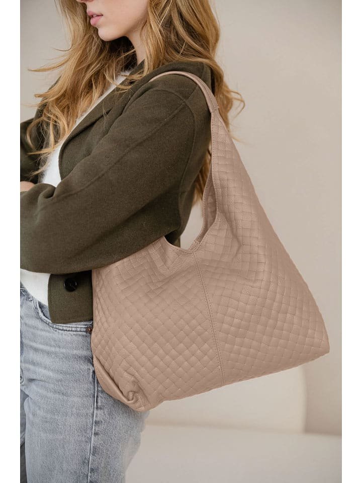 Anna Morellini Skórzany shopper bag 