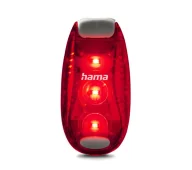 Lampki rowerowe - Hama 228618 Ostrzegawcza Z Klipsem 2szt. - miniaturka - grafika 1