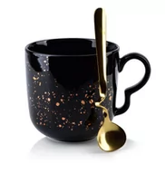 Kubki - Mondex Kubek Libby z łyżeczką 480 ml Night Sky DD.14058 - miniaturka - grafika 1