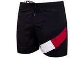 Spodenki męskie - Tommy Hilfiger Męskie Krótkie Spodenki Szorty Sf Medium Drawstring Black Um0Um02048 Bds - Rozmiar: M - miniaturka - grafika 1