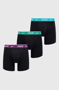 Nike bokserki 3-pack męskie kolor czarny KE1007 - Majtki męskie - miniaturka - grafika 1