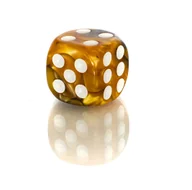 Gry planszowe - Kostka 1,6 cm RPG Tygrysie Oko Kość Sześciościenna K6 - miniaturka - grafika 1