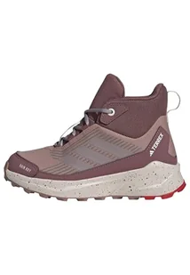 adidas Uniseks - dzieci Terrex Trailmaker 2 Mid RAIN.RDY Hiking Shoes Kids, Warm Clay/Preloved Fig/Pure Ruby, 39 1/3 EU - Buty dla chłopców - miniaturka - grafika 1