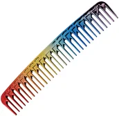 Grzebienie fryzjerskie - Profesjonalny grzebień fryzjerski prosty do czesania włosów wielokolorowy COMB-01G - miniaturka - grafika 1