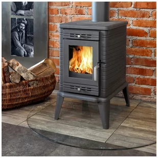 Piec Żeliwny Wolnostojący Koza K10 150 + 4 - Piece wolnostojące - miniaturka - grafika 1