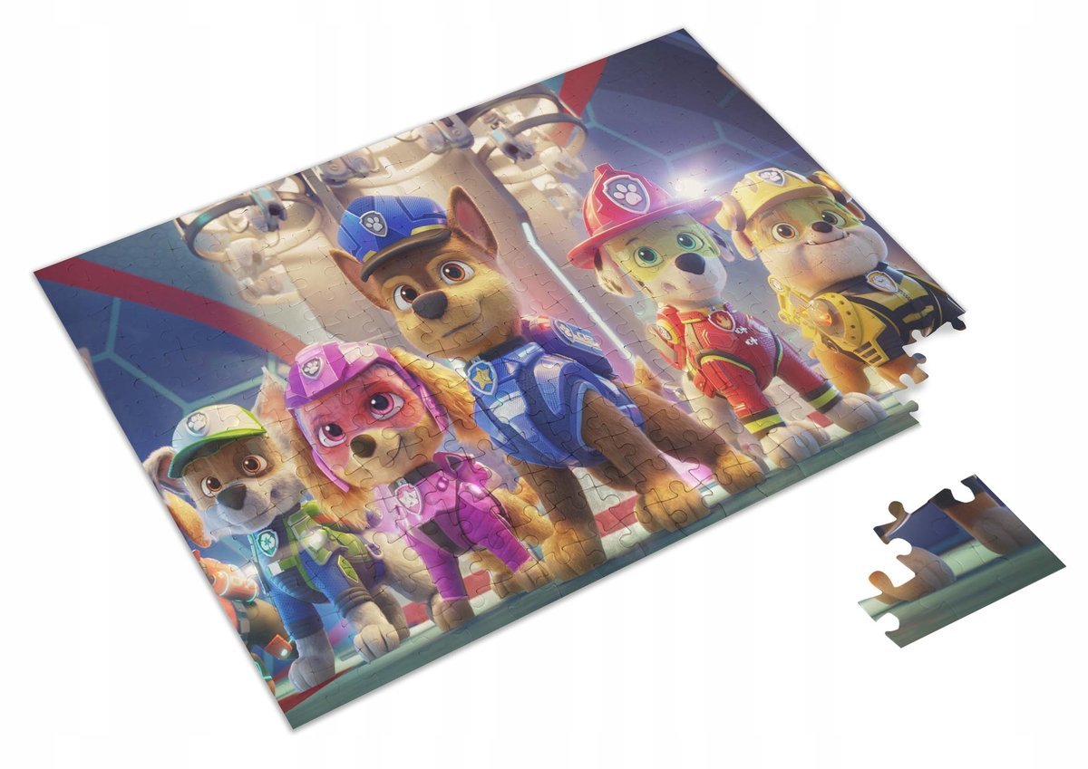 PUZZLE Psi Patrol Pieski Psy + IMIĘ Pudełko 120 el.