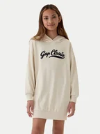 Sukienki i spódniczki dla dziewczynek - Gap Sukienka dzianinowa 526055-03 Beżowy Regular Fit - miniaturka - grafika 1