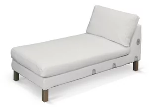 Dekoria pl pl Pokrowiec na szezlong Karlstad dostawka krótki kremowa biel 80 x 160 x 80 cm Etna 733-705-01 - Pokrowce na meble - miniaturka - grafika 1