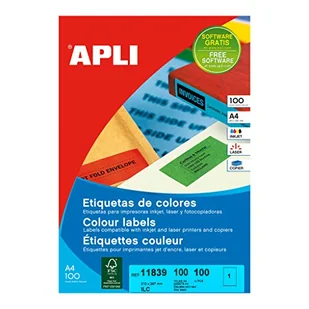 APLI 11839 Etykiety niebieskie - Etykiety do drukarek - miniaturka - grafika 1