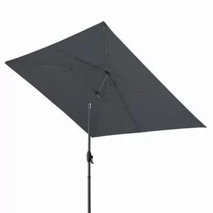 Parasol tarasowy ogrodowy Derby Basic Lift Neo 250x200 cm, antracyt - Parasole - miniaturka - grafika 1