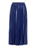 Spódnice - Vila Vinitban Skirt-Noos damska spódnica plisowana, niebieski, XXL - miniaturka - grafika 1