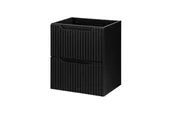 Szafki łazienkowe - Szafka łazienkowa pod umywalkę Comad Nova 50 cm czarny mat 82-50-2S - miniaturka - grafika 1
