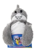 Maskotki i pluszaki - Little Big Hugs - plusz relaksujący 60 cm - Szary Rekin  (NEW) - miniaturka - grafika 1