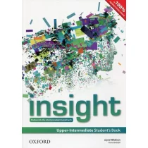 Oxford Język angielski Insight Upper-Intermediate podręcznik LO / zakres rozszerzony/ / CYKL WIELOLETNI   - Jayne Wildman, Fiona Beddall - Podręczniki dla liceum - miniaturka - grafika 1