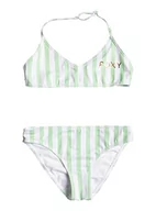 Stroje kąpielowe dla dziewczynek - Quiksilver Tropikalny Time Tri Bra Set Bikini Dziewczęce (Zestaw 1 szt.) - miniaturka - grafika 1