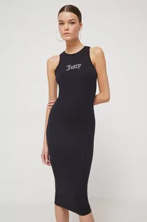 Sukienki - Juicy Couture sukienka kolor czarny mini dopasowana - grafika 1