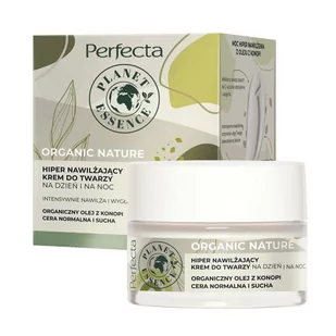 Perfecta Organic Nature Hiper nawilżający krem do twarzy na dzień i na noc 50 ml 010215028 - Kremy do twarzy - miniaturka - grafika 1