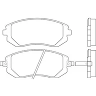 Klocki hamulcowe - Klocki hamulcowe - komplet BREMBO P 78 013X - miniaturka - grafika 1