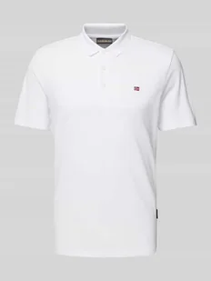 Koszulka polo o kroju slim fit z wyhaftowanym logo model ‘EALIS’ - Koszulki męskie - miniaturka - grafika 1