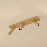 Lampy sufitowe - Arcchio reflektor sufitowy Brinja Slim, brązowy, 3-punktowa, GU10 MR11 możliwość ściemniania, brązowy / rdzawy, przedpokój, aluminium, nowoczesny - miniaturka - grafika 1