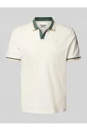 Koszulki męskie - Koszulka polo o kroju regular fit z dekoltem w serek model Evo - Blend - miniaturka - grafika 1