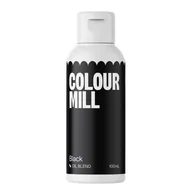 Dodatki do ciast w proszku - Barwnik olejowy 100ml CZARNY Colour Mill - Black - miniaturka - grafika 1