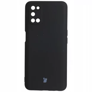 Bizon Etui Case Silicone Oppo A52 / A72 / A92 czarne BCSOPA92BK - Etui i futerały do telefonów - miniaturka - grafika 1